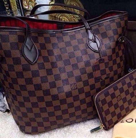 louis vuitton purse light brown|Louis Vuitton brown checkered purse.